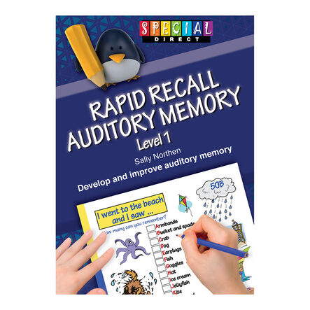 TTS Rapid Recall Auditory Memory workbook  hi\-res