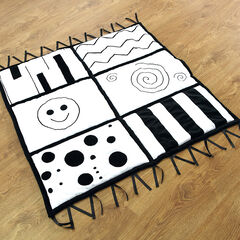 TTS Black & White Soft Play Baby Mat  hi-res
