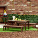 Modern Living Outdoor Table with Benches Set  hi\-res