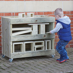 TTS Outdoor Hollow Block Storage Trolley H70 x W88 x D58cm  hi-res