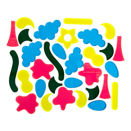 TTS Lightbox Irregular Acrylic Shapes 32pcs  hi\-res