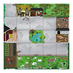 TTS Bee-Bot&reg; Farmyard Mat  hi-res