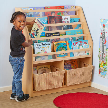Room Scenes Book Display Storage Unit H1080 x W960 x D430mm\n  hi\-res