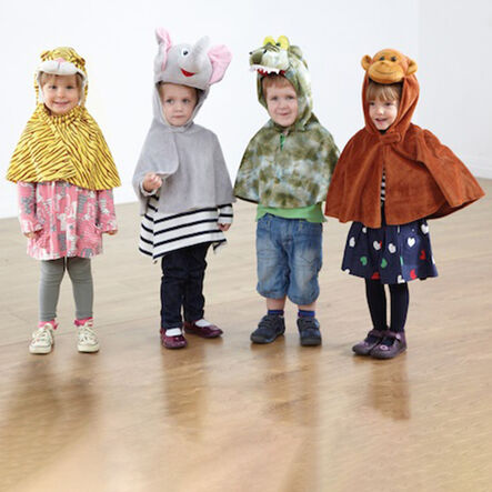 Role Play Dressing Up Animal Capes 4pk  hi\-res