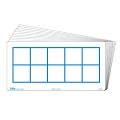 Ten Frames Write & Wipe Flash Cards 30pk  hi-res