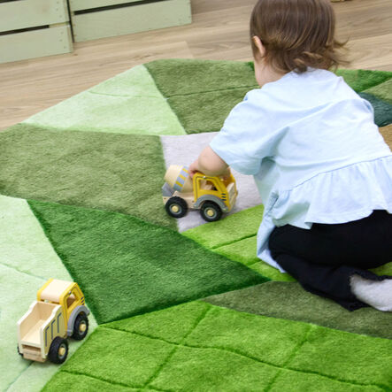 Aerial Landscape Super Deluxe Carved Carpet  hi\-res