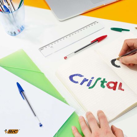 Bic Cristal Ballpoint Pens \- Medium Nib 50pk  hi\-res