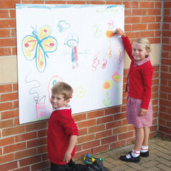 TTS Giant Outdoor Mark Making Whiteboard Wall  hi-res