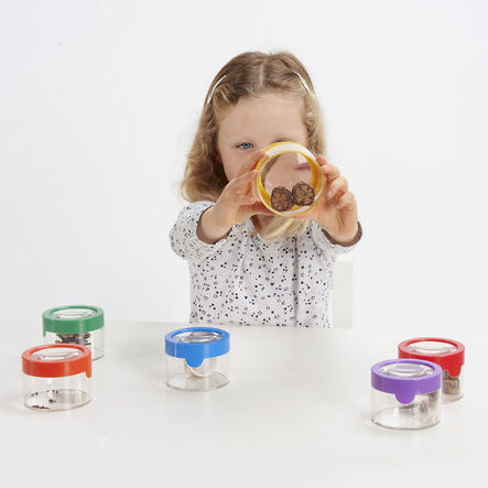 Rainbow Magnification Viewer Pots  hi\-res
