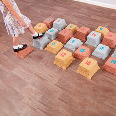 Giant Number Stepping Stones  hi-res