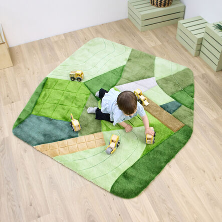 Aerial Landscape Super Deluxe Carved Carpet  hi\-res