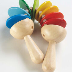 Rainbow Clatter Click Clack Instrument  hi-res