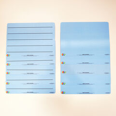 Tinted Flexi Wipe Board Blue 10pk  hi-res