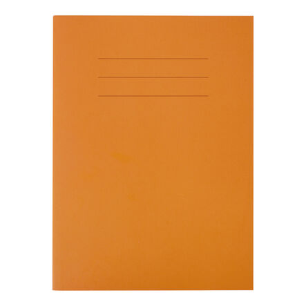 A4 Choice Exercise Book 8mm Ruled Margin Orange 80pg 100pk Orange hi\-res
