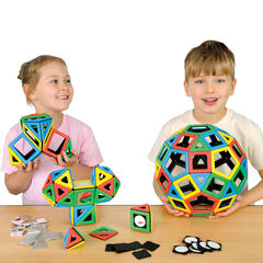 Magnetic Polydron Recycled Super Class Set  hi-res