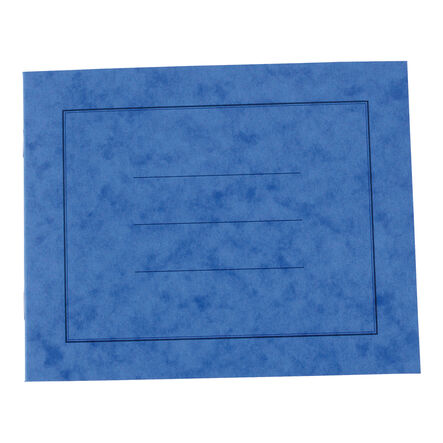 6.5\'\'x 5\'\' Exercise Book Plain Blue 24pg 50pk  hi\-res