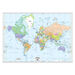 World Map Reversible Political and Physical A0  hi\-res