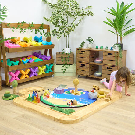 TTS Recordable Small World Beach \x26 Sea Scape Play Mat  hi\-res