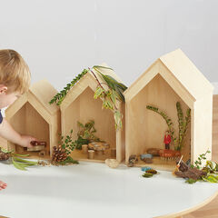 TTS Nesting Wooden Small World Houses 3pk  hi-res