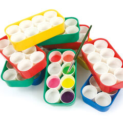 Paint Tray 8 Pot 10pk  hi-res