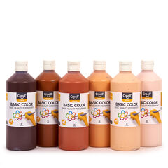 Creall Ready Mixed Paint People Pack 500ml x 6pk  hi-res