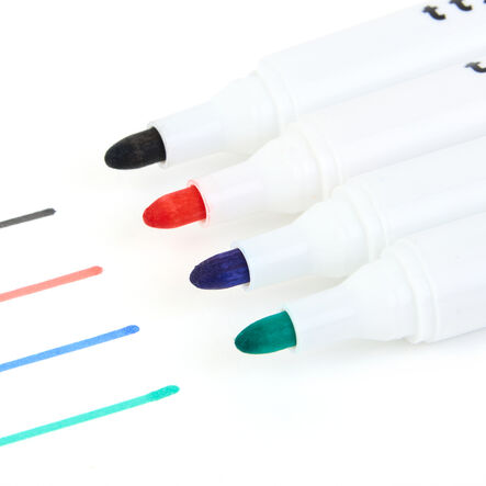TTS Premium Drywipe Whiteboard Marker Bullet Tip Assorted  hi\-res