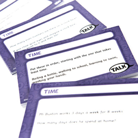 TTS Time Problem Solving Cards 100pcs  hi\-res