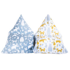 Geo Wipe Clean Triangular Beanbag  hi-res