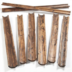 Natural Wooden Water Channelling 8pk  hi-res