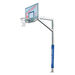 Gladiator Ground Install Outdoor Basketball Unit \x26 Padding  hi\-res