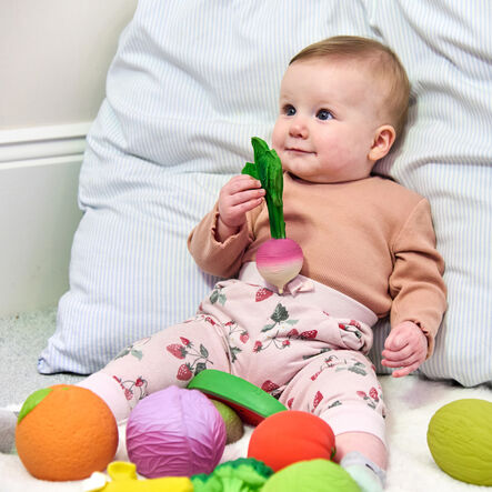 Natural Rubber Toddler Fruit \x26 Veg Chewables  hi\-res