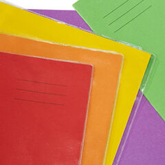 Slip On Clear Exercise Book Covers Plain 100pk  hi-res