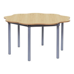 KubbyClass 6 Leaf Petal Table Maple  hi-res