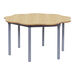 KubbyClass 6 Leaf Petal Table Maple  hi\-res