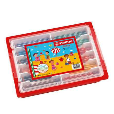 STABILO Trio Thick Triangular Colouring Pencils 96pk  hi\-res