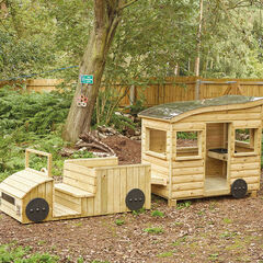 TTS Outdoor Wooden Truck & Caravan Bundle Standard Delivery  hi-res