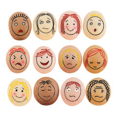 Emotion Pebbles 12pk  hi-res