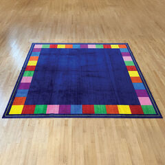 Rainbow Edge Classroom Carpet  hi-res