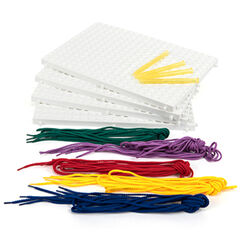 Fine Motor Pattern Threading Boards 4pk  hi-res