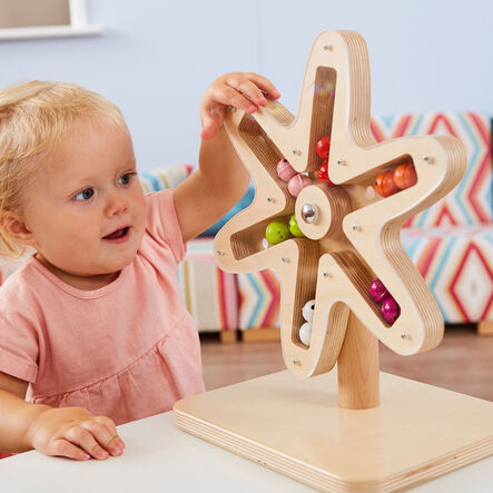 Wooden Rotating Jingle Bell Wheel  hi\-res