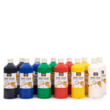 Creall Ready Mixed Paint Standard Pack 500ml x 12pk  hi\-res