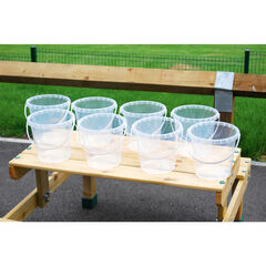 Clear Sand and Water Buckets 8pk  hi-res