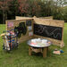 Outdoor Wooden Divided Rooms  hi\-res