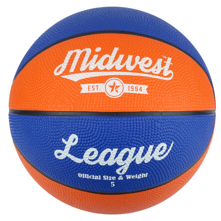 Midwest League Rubber Dimpled Basketball  hi\-res