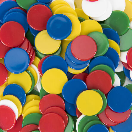 Multicoloured 20mm Plastic Counters  hi\-res