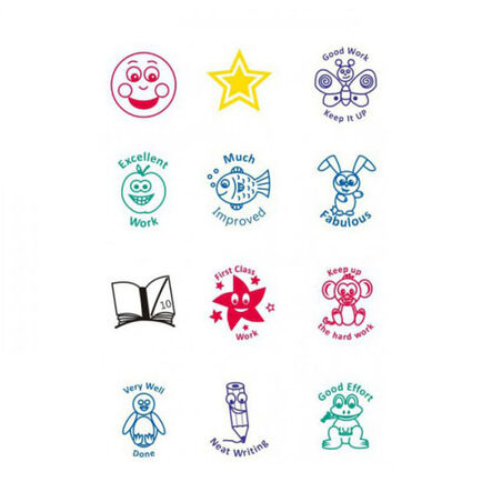 Motivational Stamps with Case 12pk  hi\-res