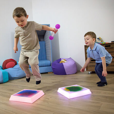 Light\-Up Liquid Sensory Stepping Stones  hi\-res