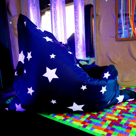 Star Print Kids Giant Bean Bag Chair  hi\-res