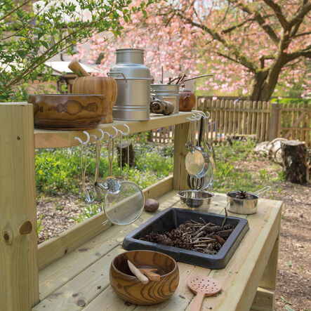 TTS Outdoor Messy Play Wooden Mud Kitchen  hi\-res