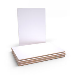 Show-Me Rigid Plain Whiteboards A4 10pk  hi-res